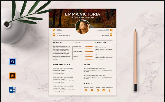 Design professional resume
