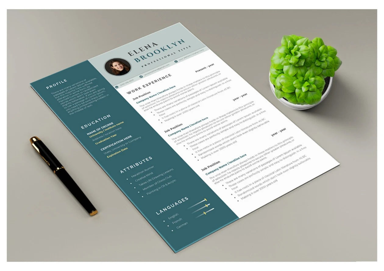 Design professional resume