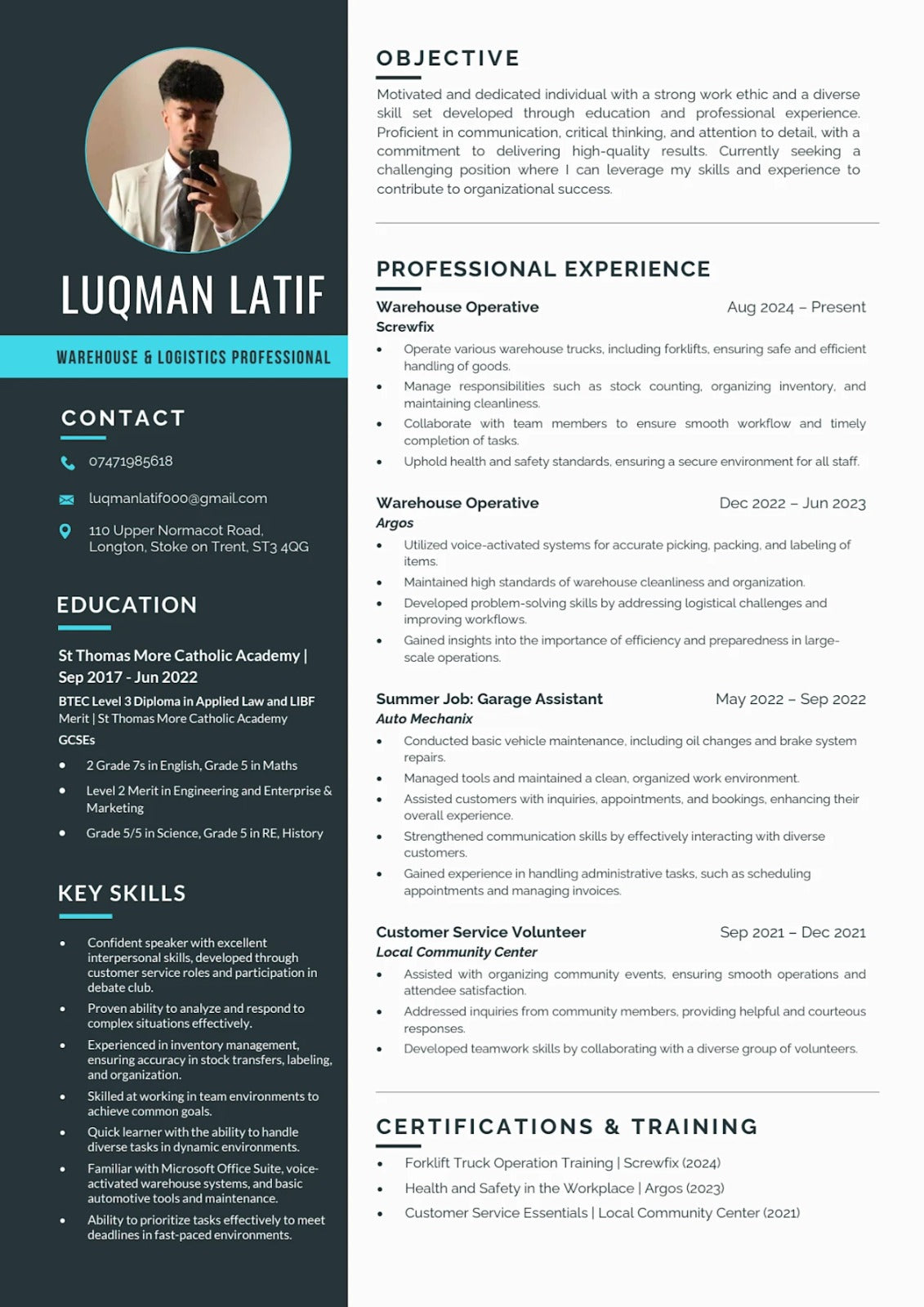 Design professional resume