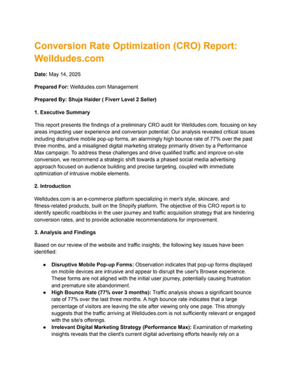 Optimax CRO – Turn Traffic Into Revenue